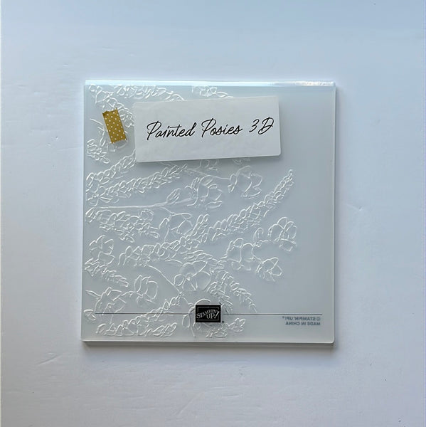 Painted Posies 3D Embossing Folder | Retired Embossing Folder | Stampin' Up!