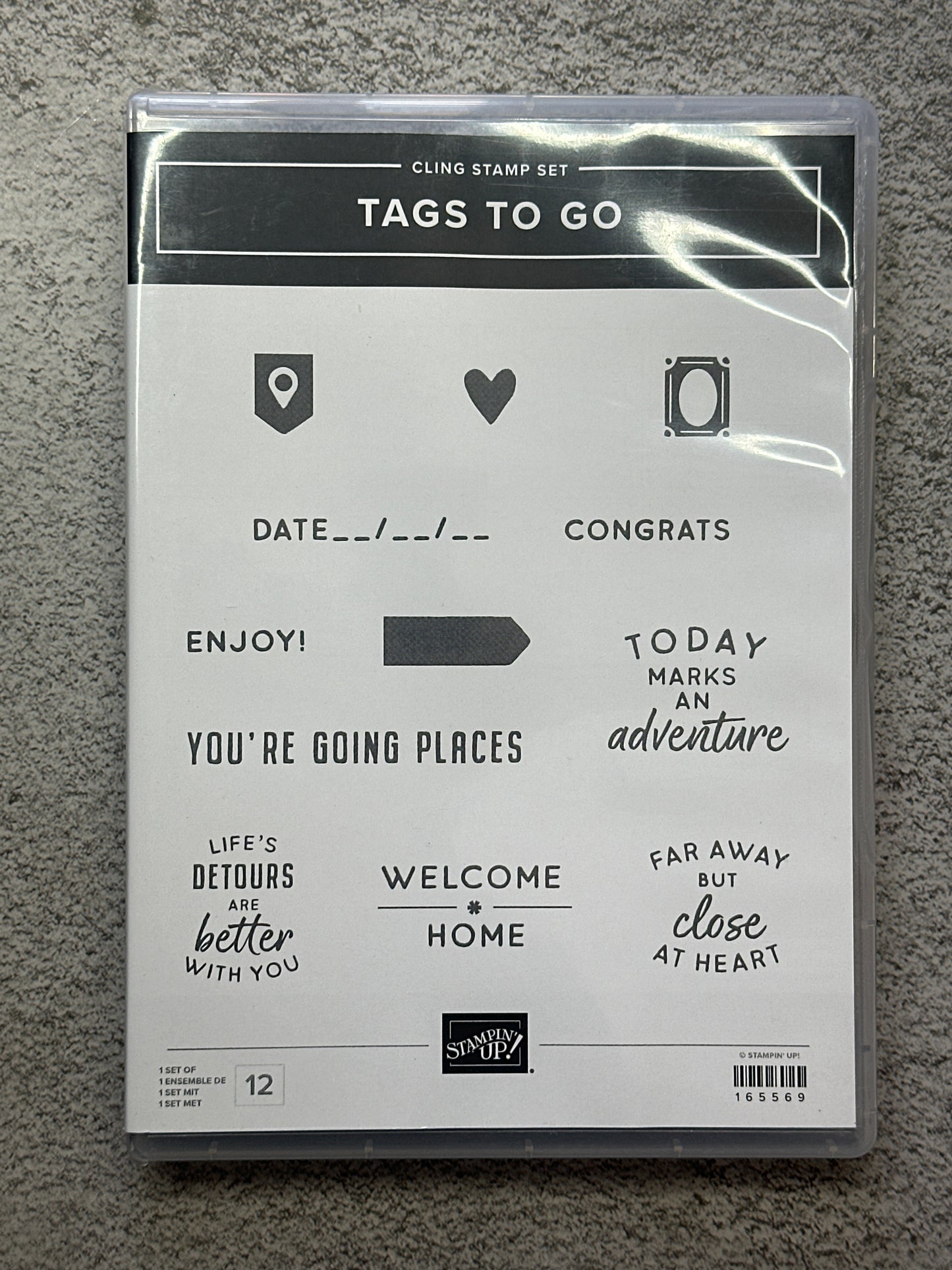 Tags to Go Patch Bundle | Retired Cling Mount Stamp Set and Dies | Stampin' Up!