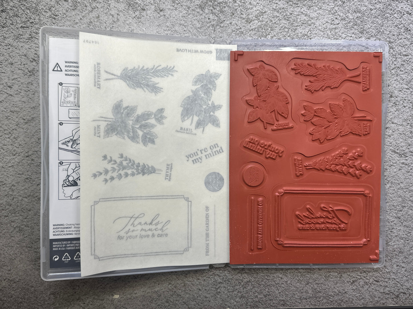 Grow With Love Bundle | Retired Photopolymer Mount Stamp Set and Dies | Stampin' Up!