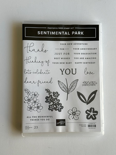 Sentimental Park | Retired Photopolymer Stamp Set | Stampin' Up!