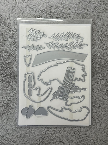 Otterly Amazing Bundle | Retired Photopolymer Mount Stamp Set and Dies | Stampin' Up!