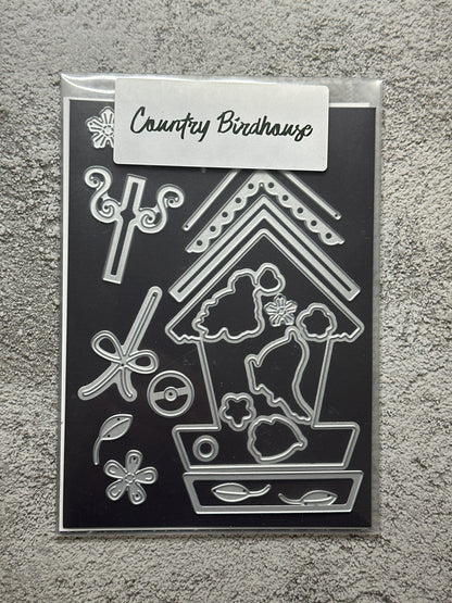 Country Birdhouse Bundle | Retired Photopolymer Mount Stamp Set and Dies | Stampin' Up!