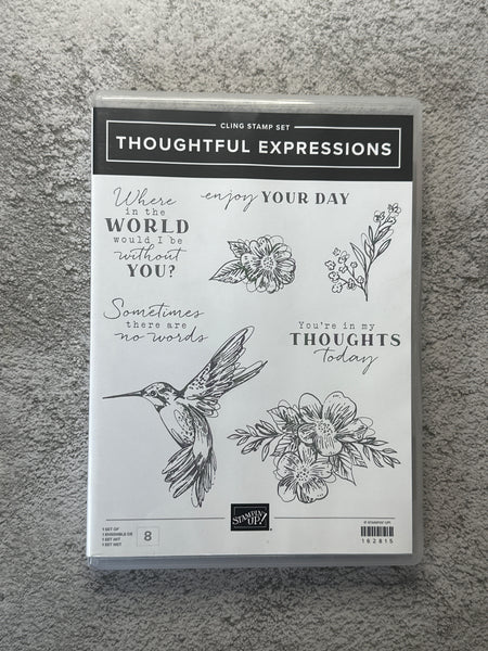 Thoughtful Expressions | Retired Cling Mount Stamp Set | Stampin' Up!