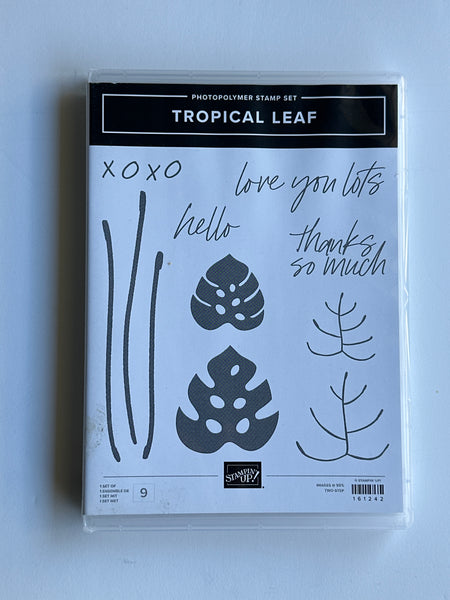 Tropical Leaf | Retired Photopolymer Stamp Set | Stampin' Up!