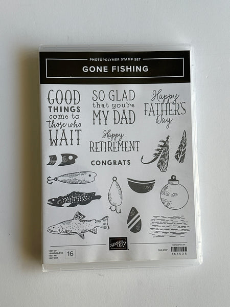 Gone Fishing | Retired Photopolymer Stamp Set | Stampin' Up!
