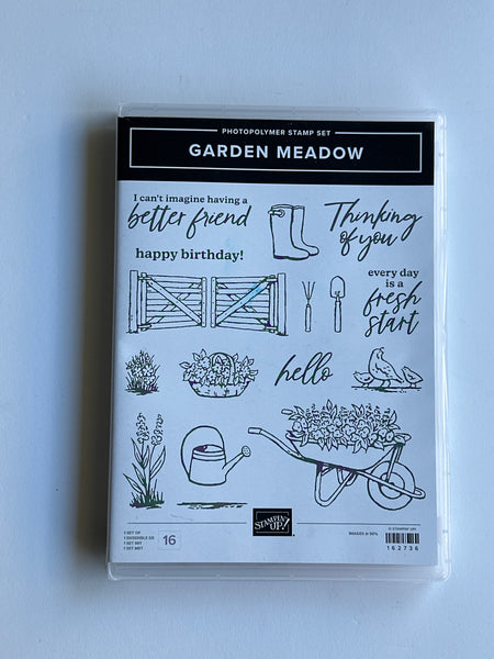 Garden Meadow Bundle | Retired Photopolymer Stamp Set and Dies | Stampin' Up!