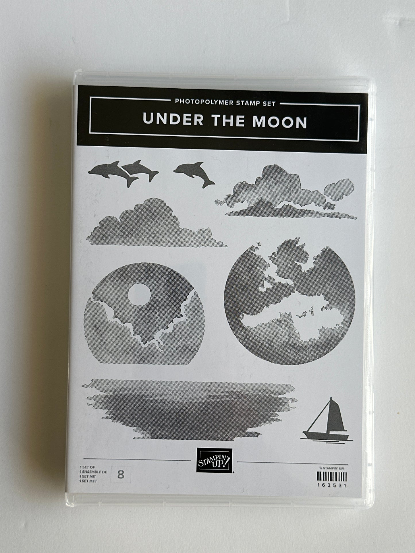 Under the Moon | BRAND NEW, NEVER USED | Retired Photopolymer Mount Stamp Set | Stampin' Up!