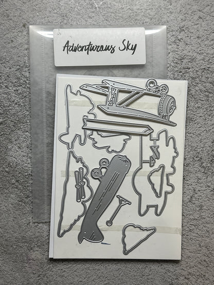 Adventurous Sky Bundle | Retired Cling Mount Stamp Set and Dies | Stampin' Up!