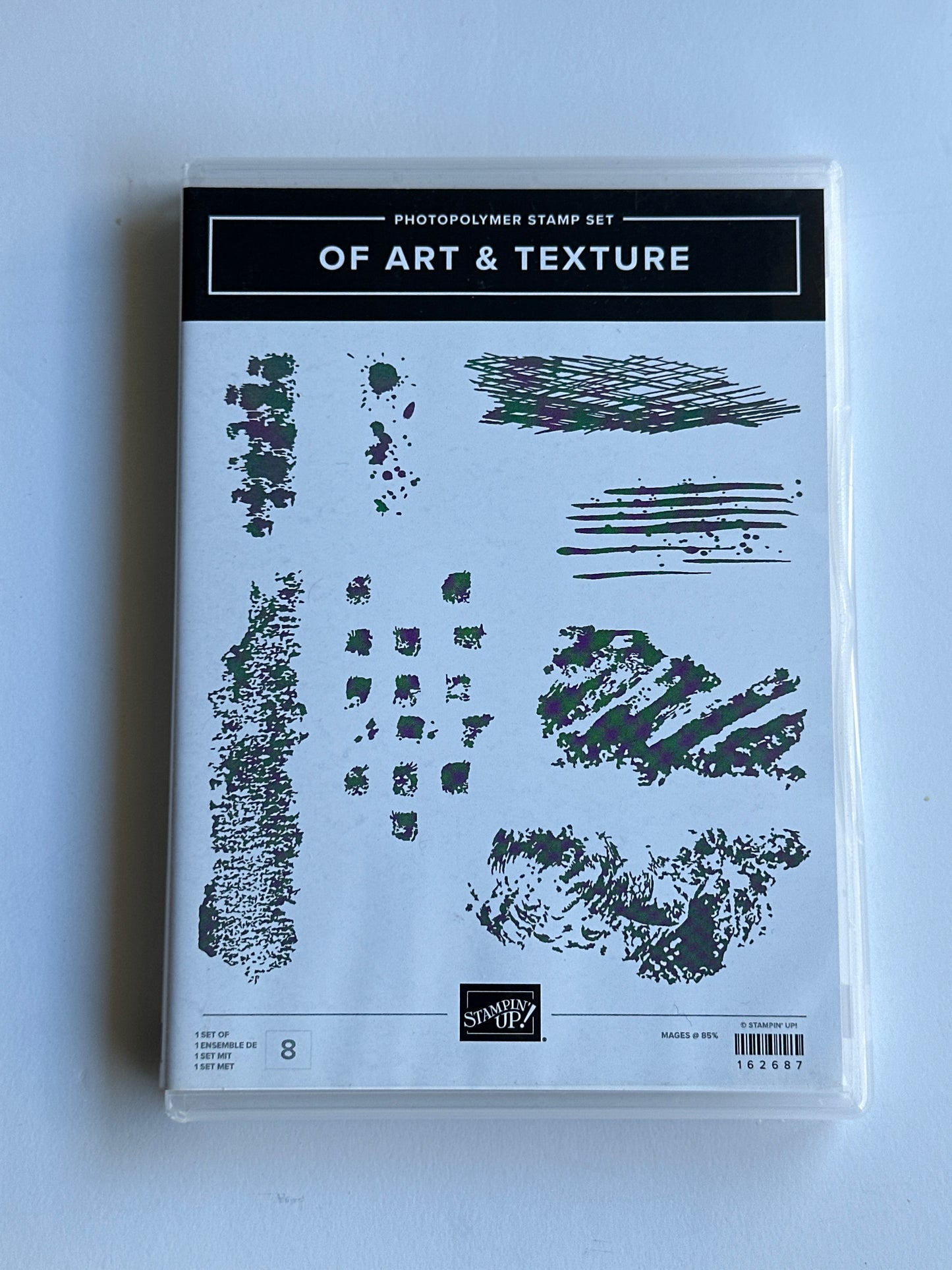 Of Art & Texture | BRAND NEW, NEVER USED! | Retired Photopolymer Stamp Set | Stampin' Up!