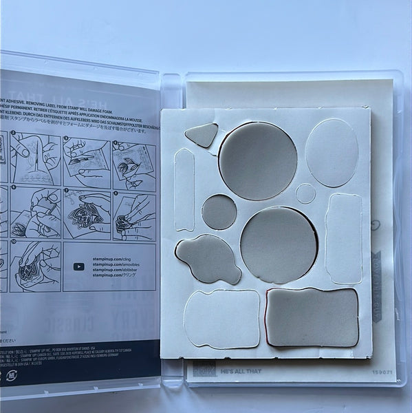 He's All That | Retired Cling Mount Stamp Set | Stampin' Up!