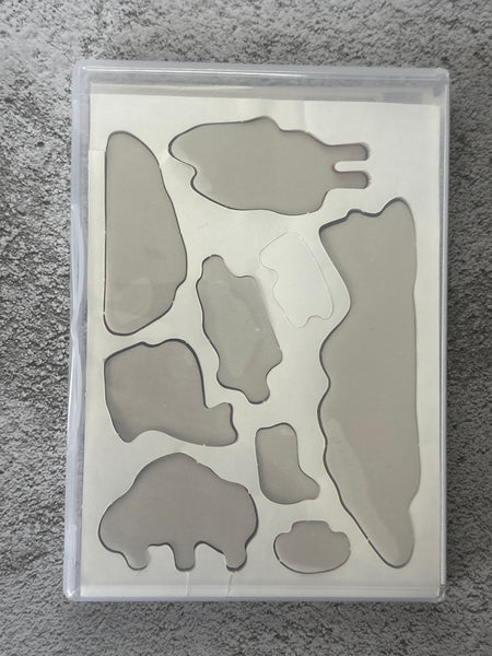 Grassy Grove Bundle | Retired Cling Mount Stamp Set and Dies | Stampin' Up!