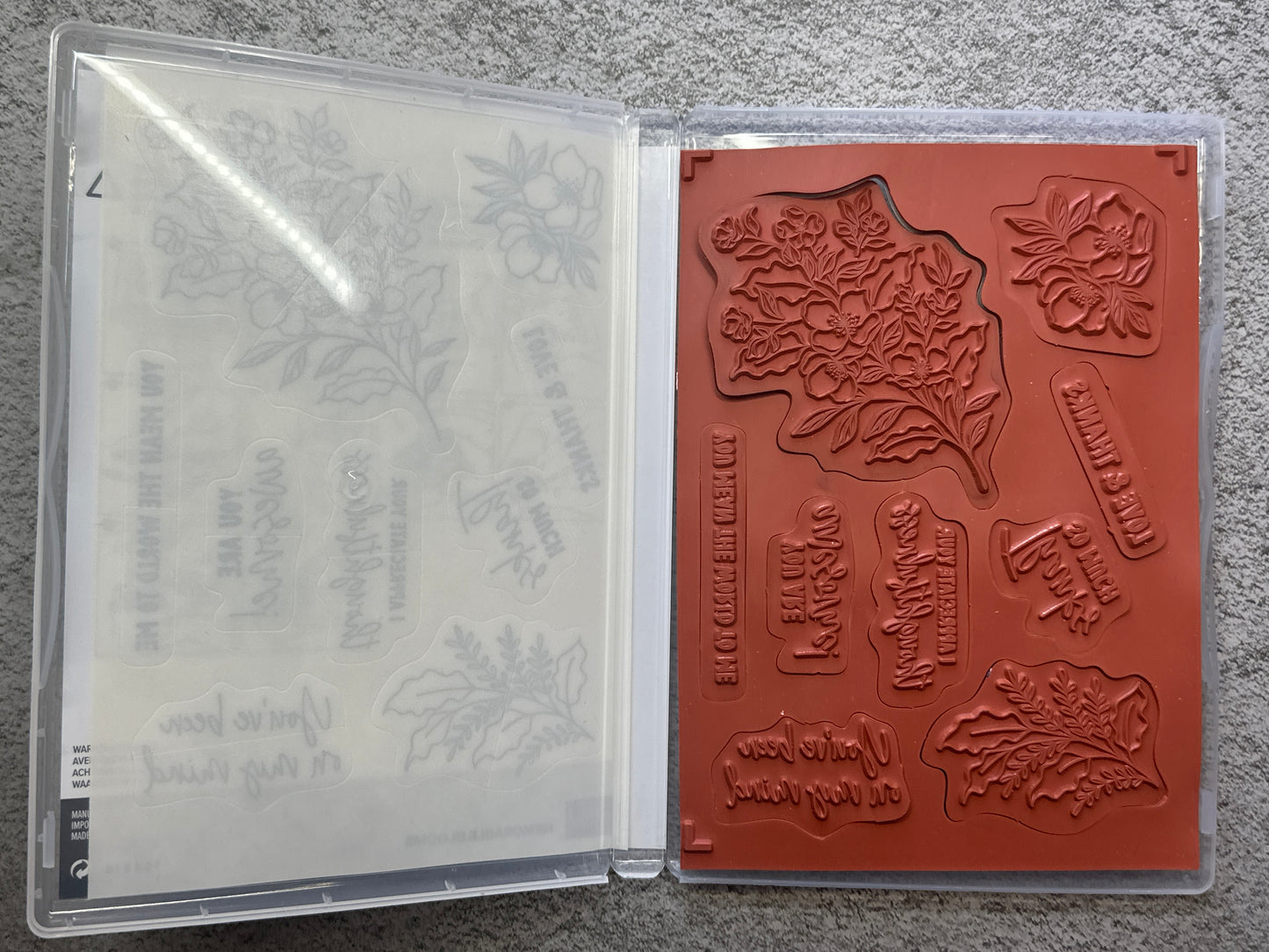 Memorable Blooms Bundle | Retired Photopolymer Mount Stamp Set and Dies | Stampin' Up!