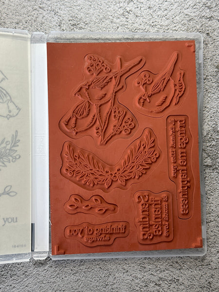 Winterly Tree Tops Bundle | Retired Cling Mount Stamp Set and Dies | Stampin' Up!