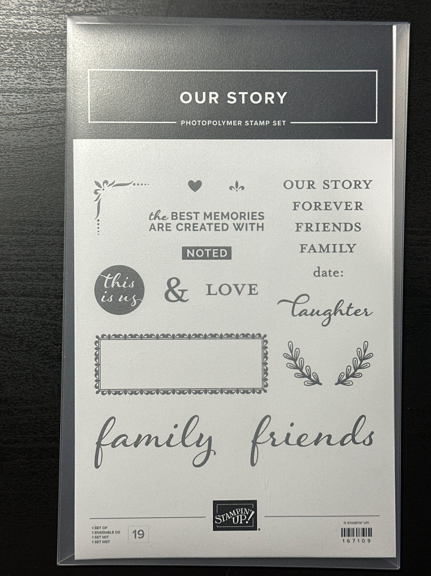 Our Story | Retired Photopolymer Stamp Set | Stampin' Up!