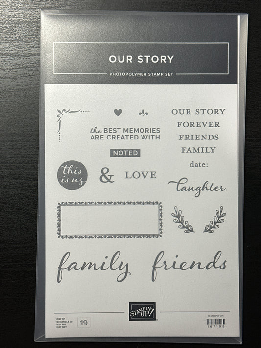 Our Story | Retired Photopolymer Stamp Set | Stampin' Up!