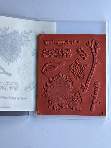 Nested Friends Bundle | Retired Cling Mount Stamp Set | BRAND NEW, NEVER USED | Stampin' Up!