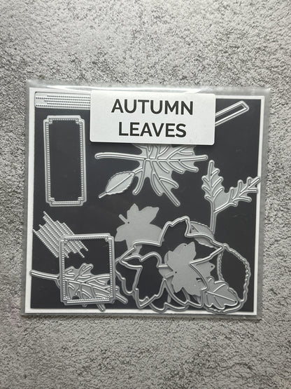 Autumn Leaves Bundle | Retired Photopolymer Mount Stamp Set and Dies | Stampin' Up!