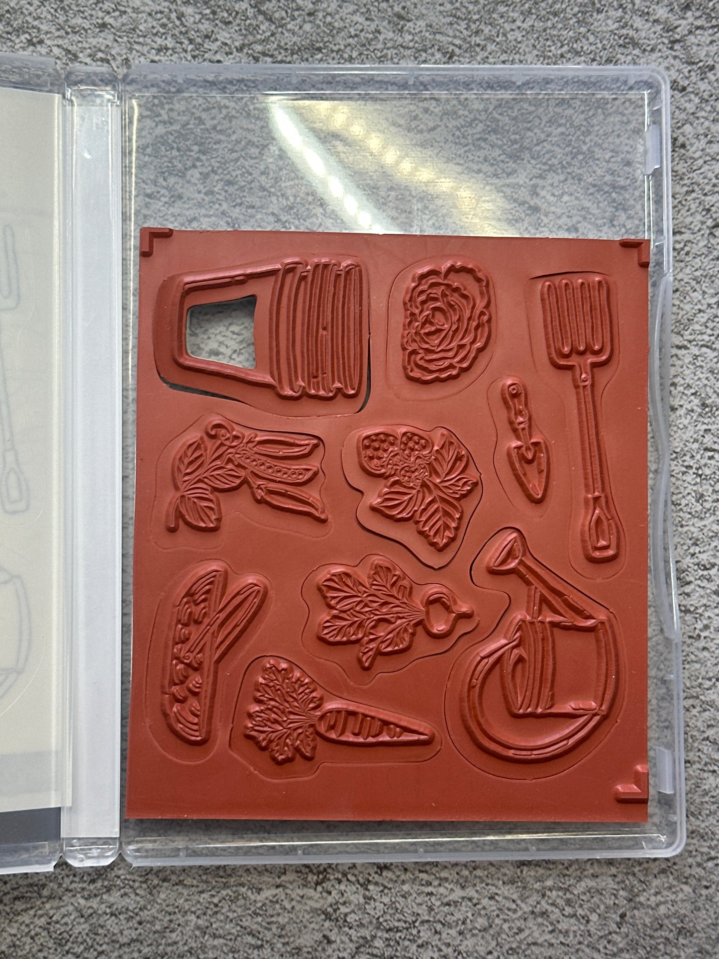 Storybook Garden Patch Bundle | Retired Cling Mount Stamp Set and Dies | Stampin' Up!