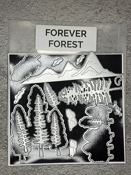 Forever Forest Bundle | Retired Cling Mount Stamp Set and Dies | Stampin' Up!