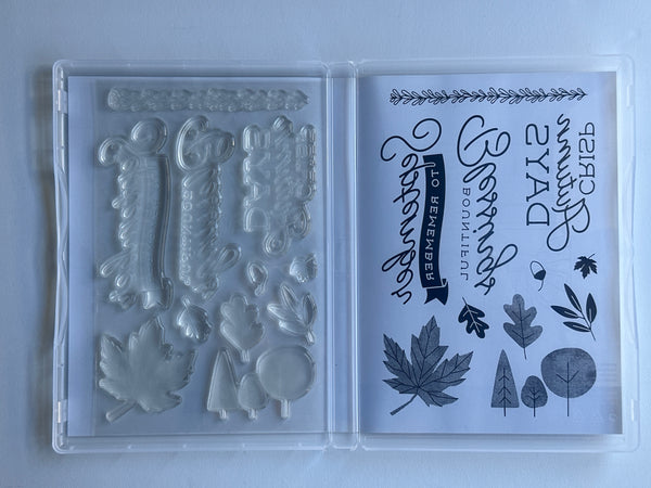 Autumn To Remember | BRAND NEW, NEVER USED! | Retired Photopolymer Stamp Set | Stampin' Up!