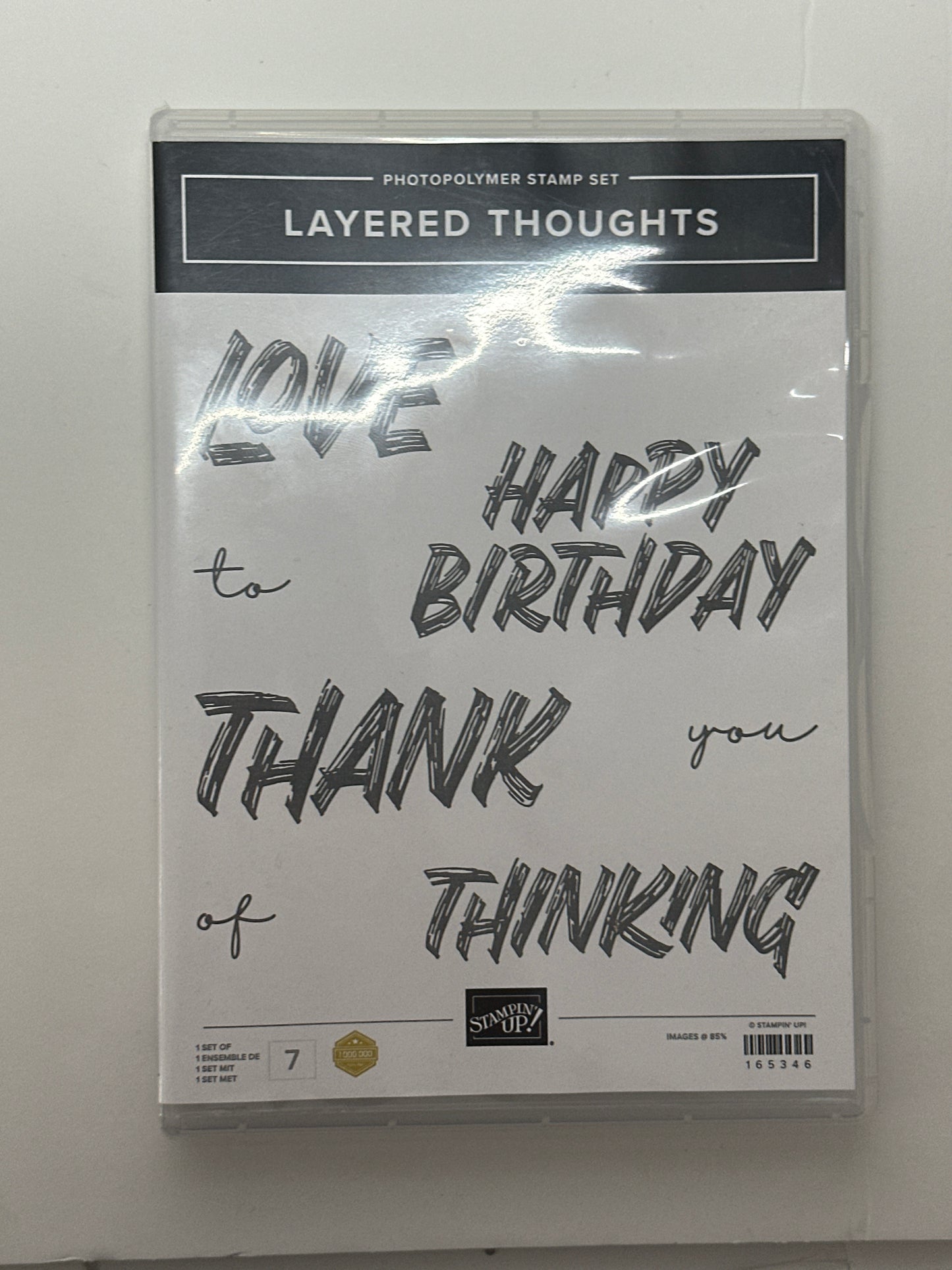 Layered Thoughts | Retired Photopolymer Stamp Set | Stampin' Up!