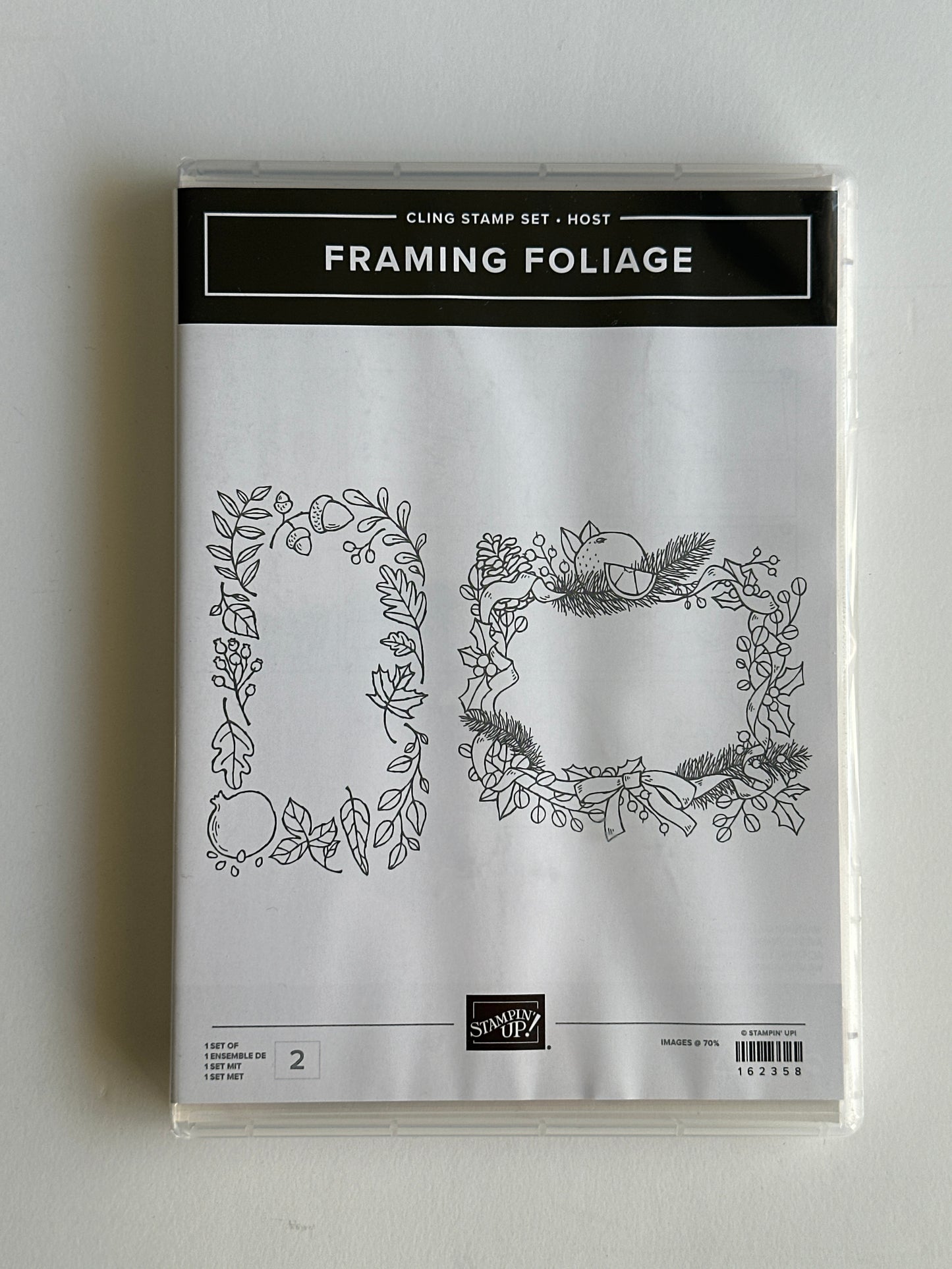 Framing Foliage | BRAND NEW, NEW USED | Retired Cling Mount Stamp Set | Stampin' Up!