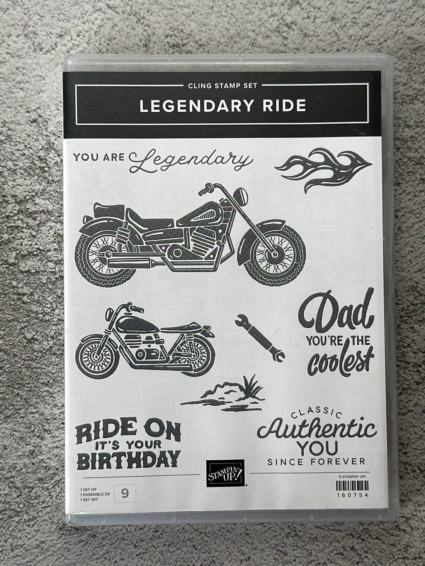 Legendary Ride Bundle | Retired Cling Mount Stamp Set and Dies | Stampin' Up!
