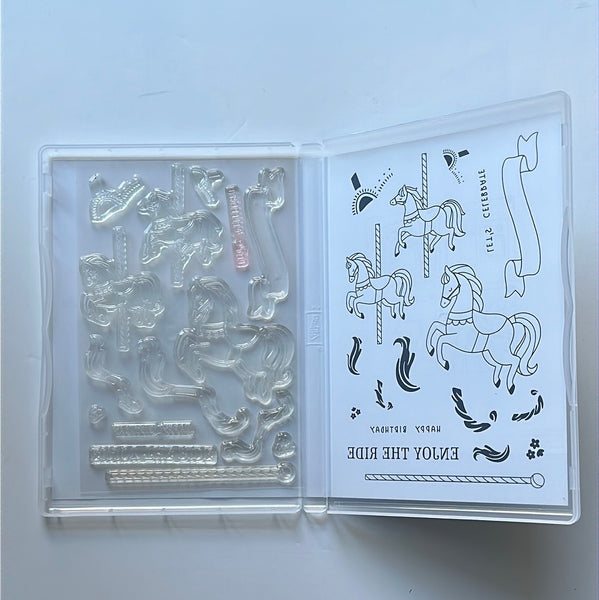 Carousel Horses | Retired Photopolymer Stamp Set | Stampin' Up!