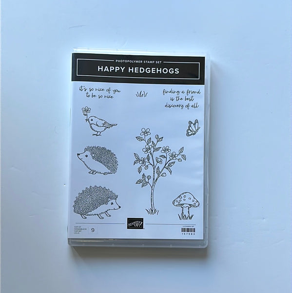 Happy Hedgehogs | BRAND NEW, NEVER USED! | Retired Photopolymer Stamp Set | Stampin' Up!