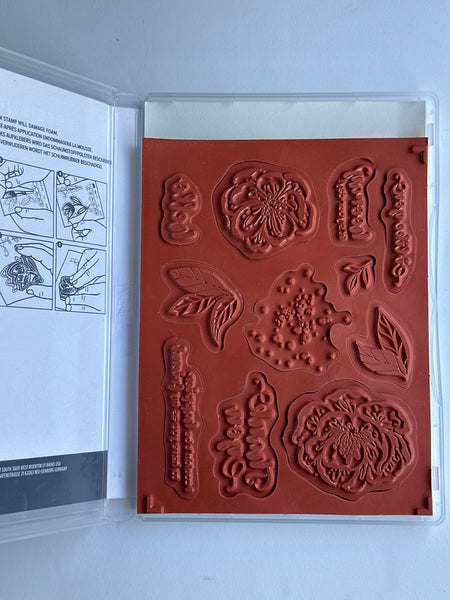 Irresistible Blooms | Retired Cling Mount Stamp Set | Stampin' Up!