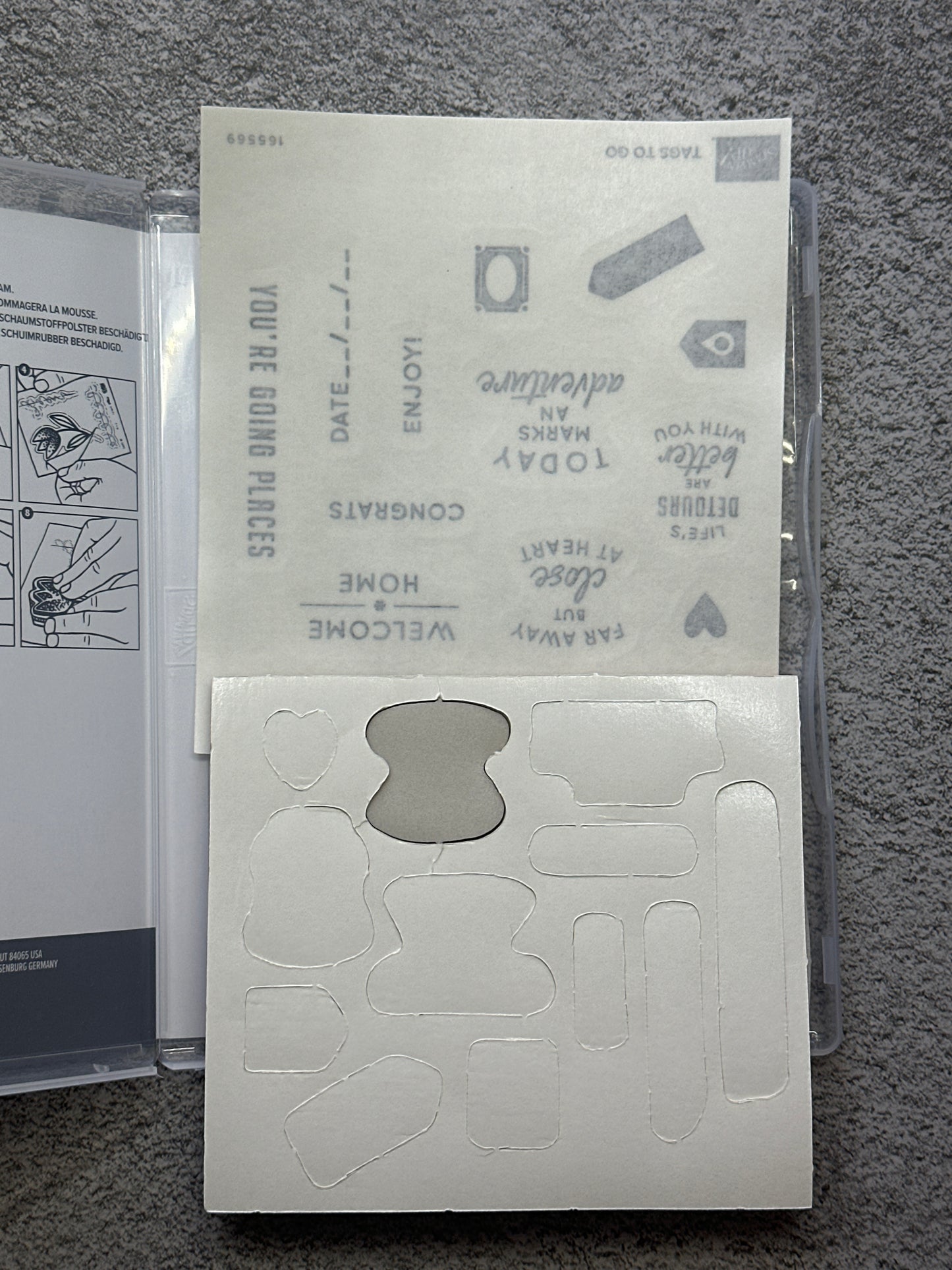Tags to Go Patch Bundle | Retired Cling Mount Stamp Set and Dies | Stampin' Up!