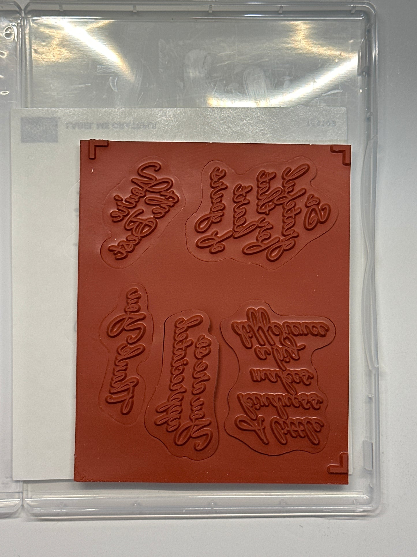 Label me Grafteful Bundle | Retired Cling Mount Stamp Set and Dies | Stampin' Up!