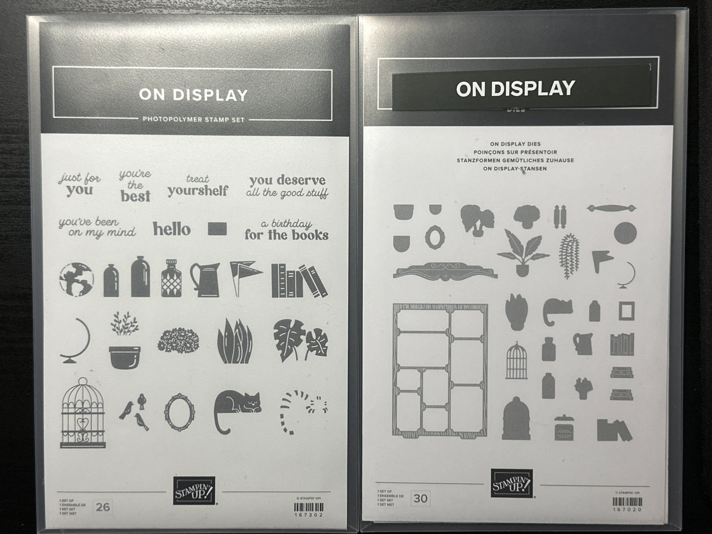On Display Bundle | Retired Photopolymer Mount Stamp Set and Dies | Stampin' Up!