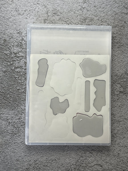 Something Fancy Bundle | Retired Cling Mount Stamp Set and Dies | Stampin' Up!