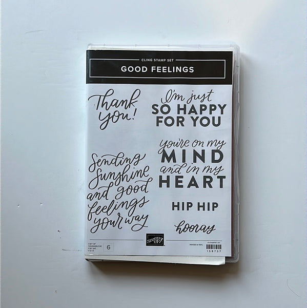 Good Feelings | Retired Cling Mount Stamp Set | Stampin' Up!