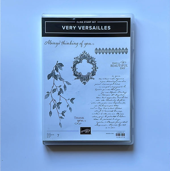 Very Versailles | Retired Cling Mount Stamp Set | Stampin' Up!