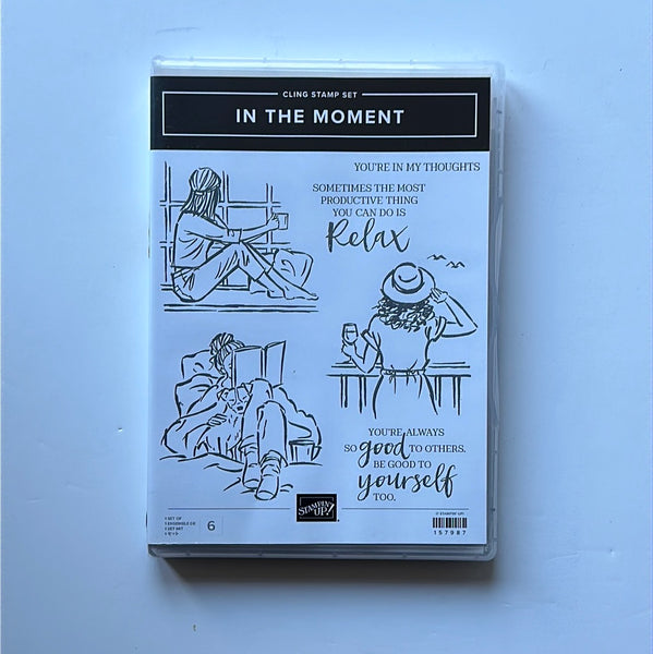 In the Moment | BRAND NEW, NEVER USED! | Retired Cling Mount Stamp Set | Stampin' Up! (Copy)
