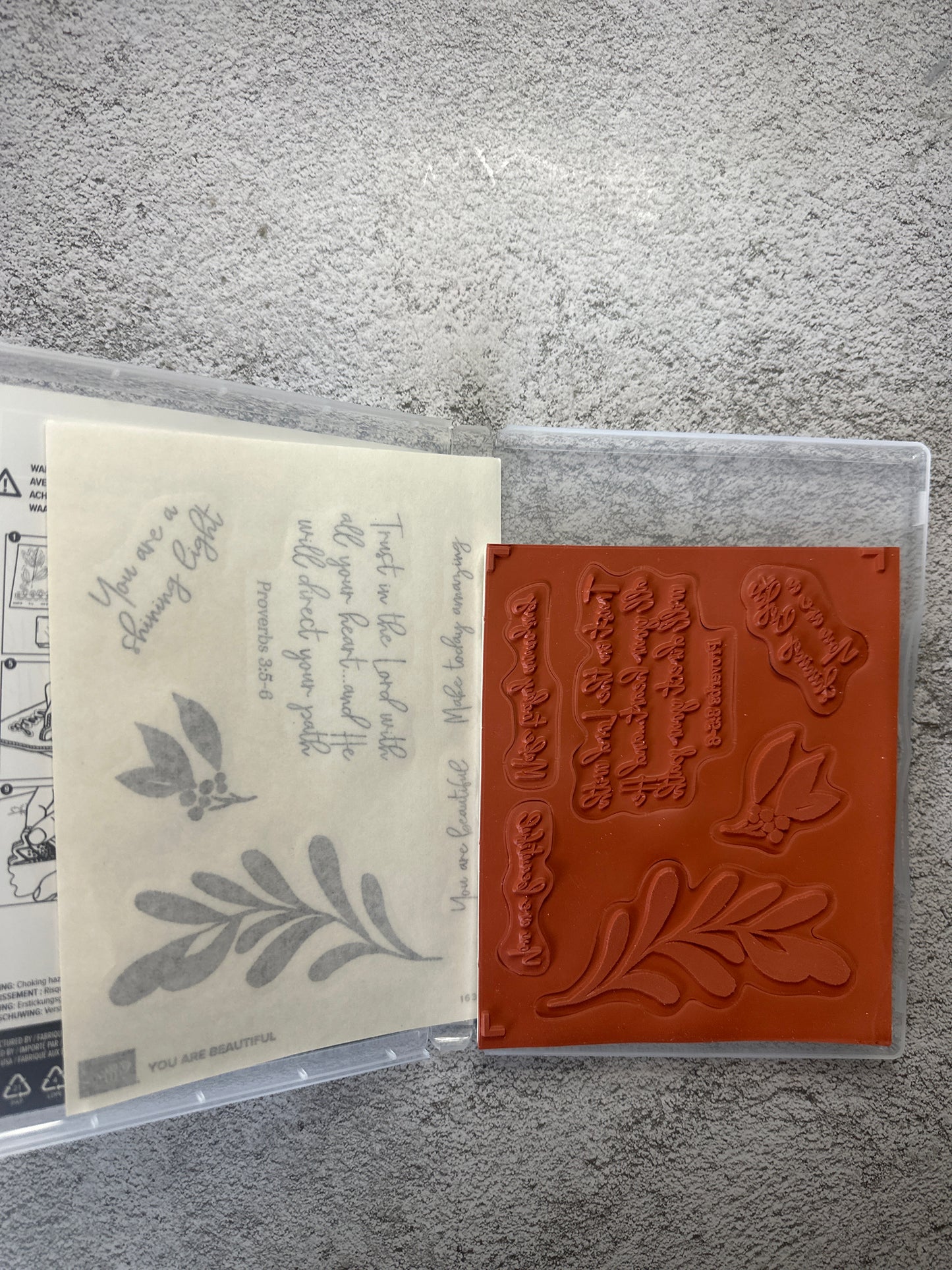 You are Beautiful | Retired Cling Mount Stamp Set | Stampin' Up!