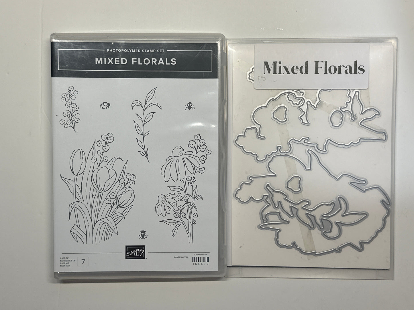 Mixed Florals Bundle | Retired Photopolymer Mount Stamp Set and Dies | Stampin' Up!