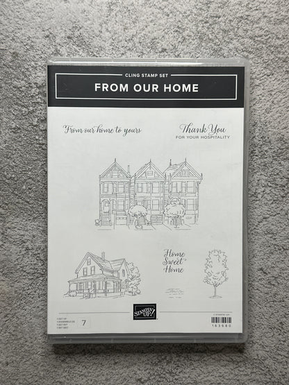 From Our Home | Retired Cling Mount Stamp Set | Stampin' Up!