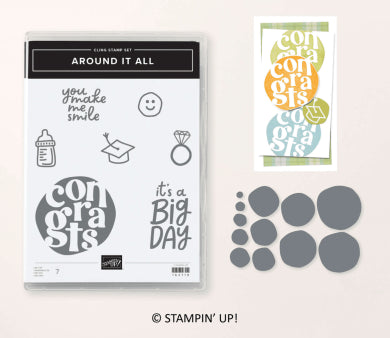 Around it All Bundle | Retired Photopolymer Mount Stamp Set and Dies | Stampin' Up!