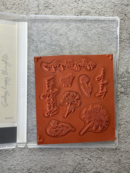 Wildflower Designs Bundle | Retired Cling Mount Stamp Set and Dies | Stampin' Up!