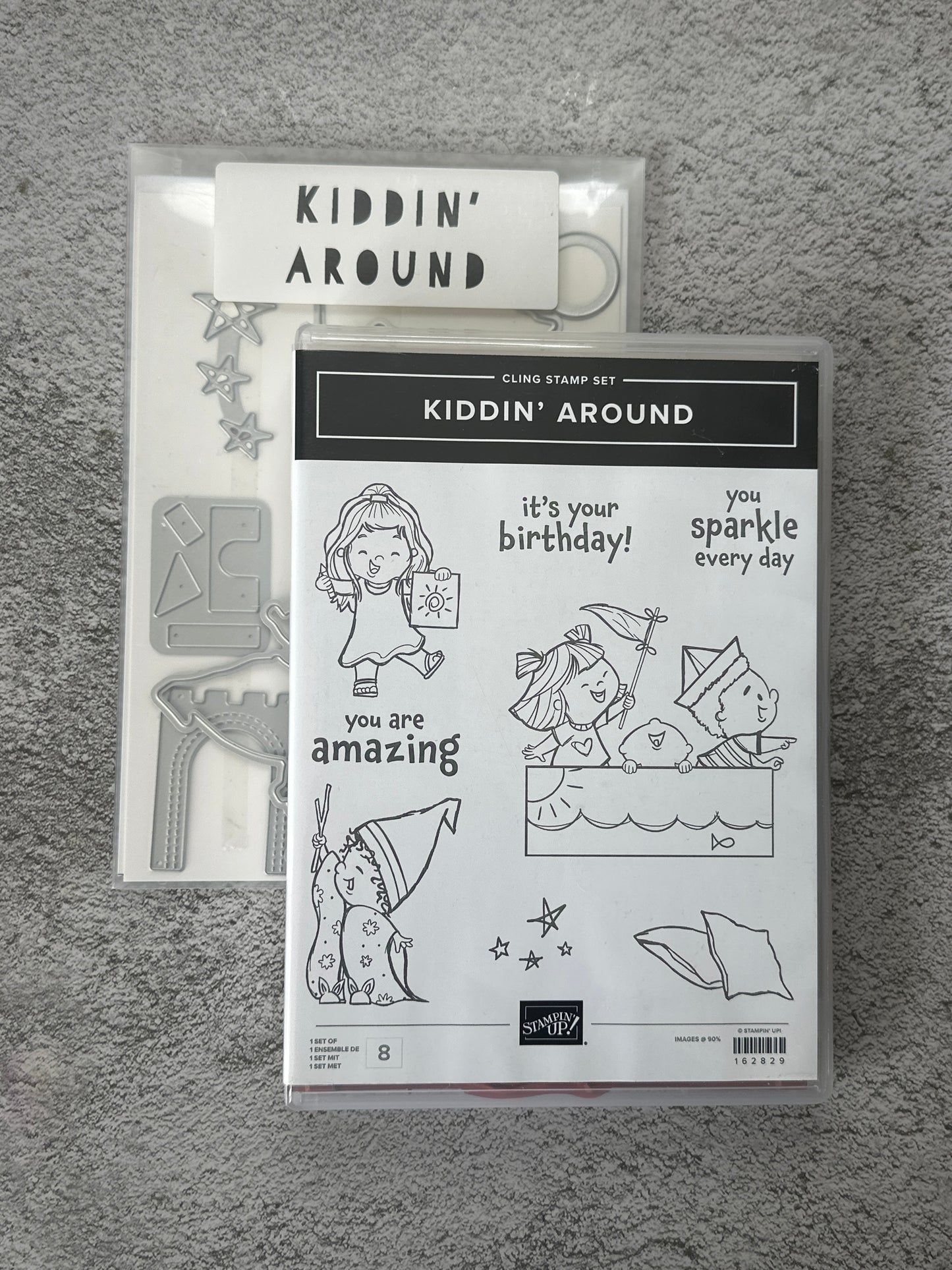 Kiddin' Around Bundle | Retired Cling Mount Stamp Set and Dies | Stampin' Up!