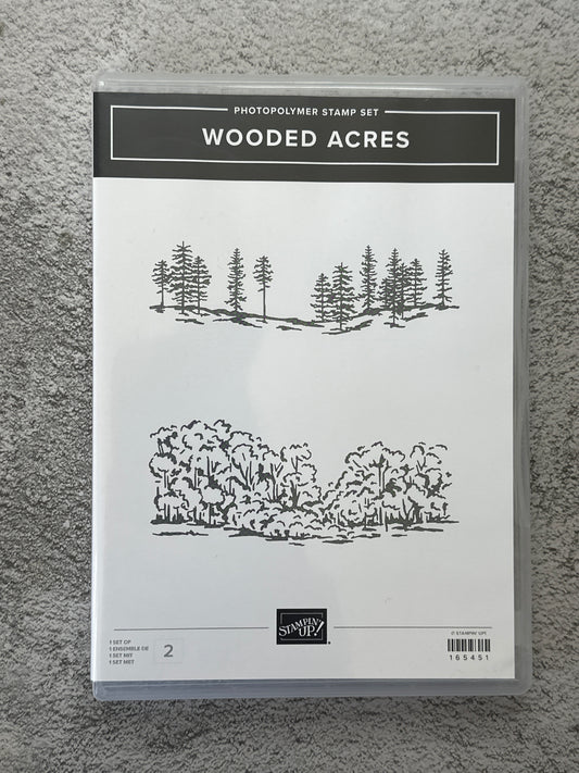 Wooded Acres | Retired Photopolymer Stamp Set | Stampin' Up!