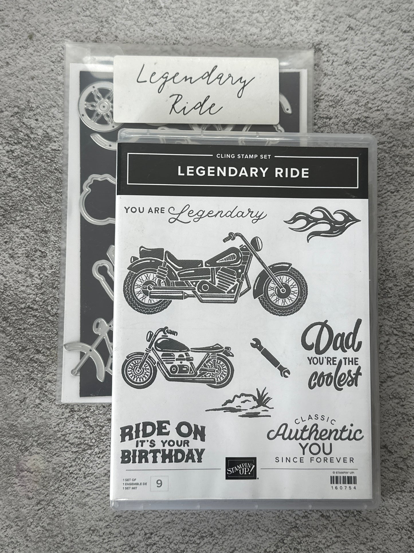 Legendary Ride Bundle | Retired Cling Mount Stamp Set and Dies | Stampin' Up!