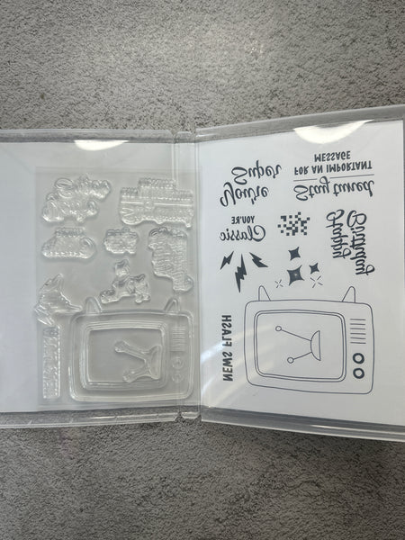 Tune In Bundle | Retired Photopolymer Mount Stamp Set and Dies | Stampin' Up!
