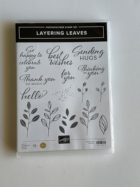 Layering Leaves | Retired Photopolymer Stamp Set | Stampin' Up!