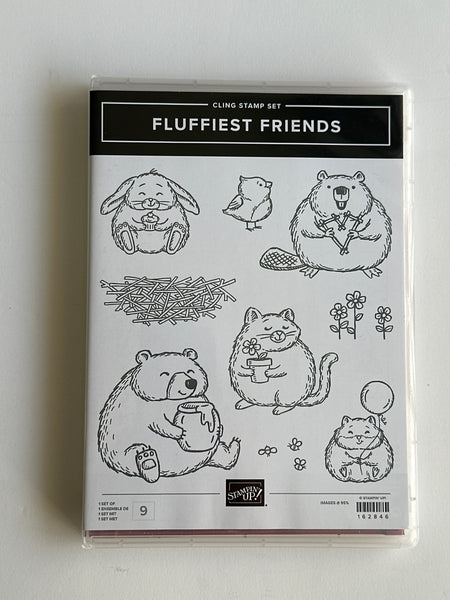 Fluffiest Friends | Retired Cling Mount Stamp Set | Stampin' Up!