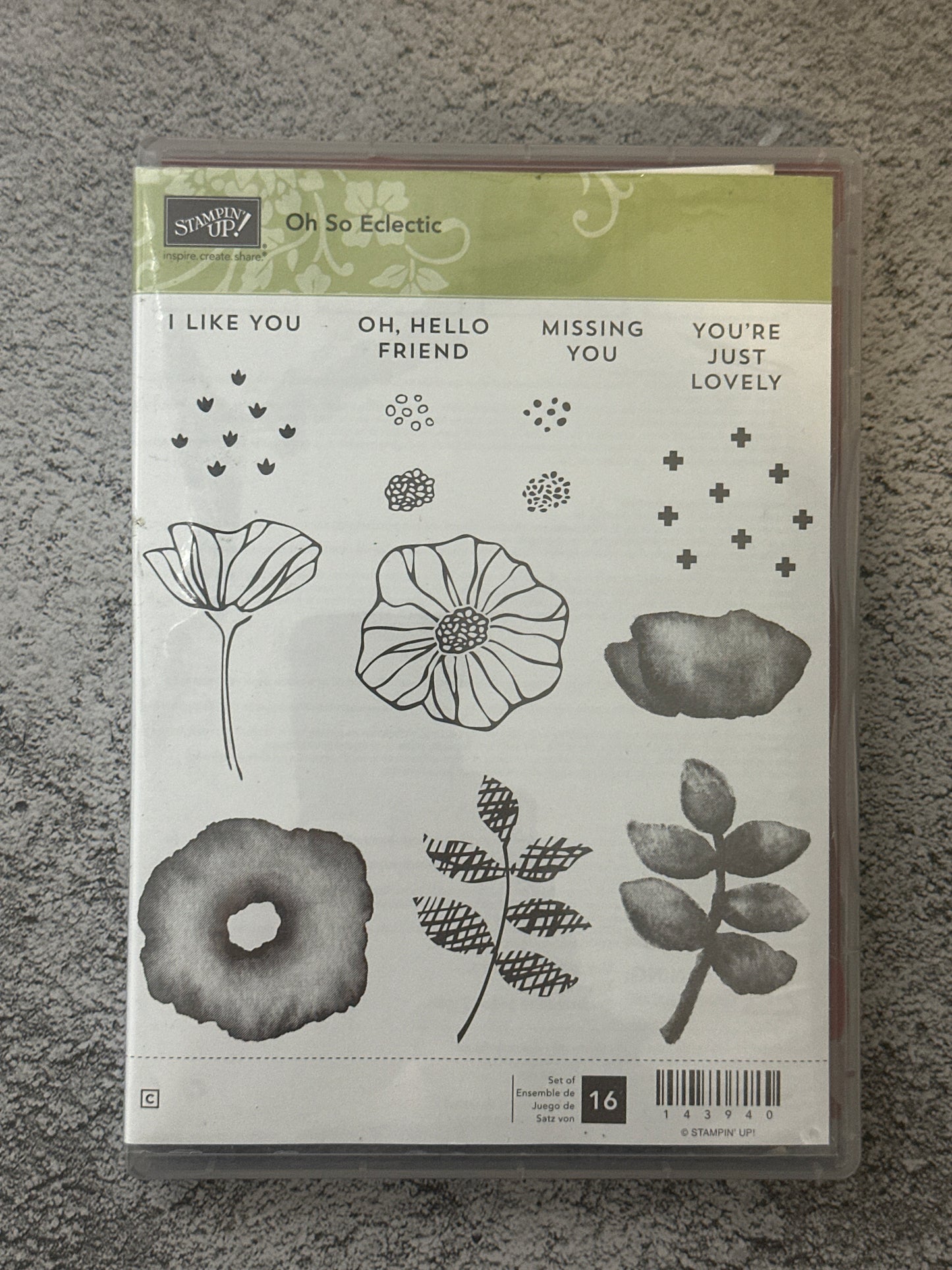 Oh So Eclectic | Retired Clear Mount Stamp Set | Stampin' Up!