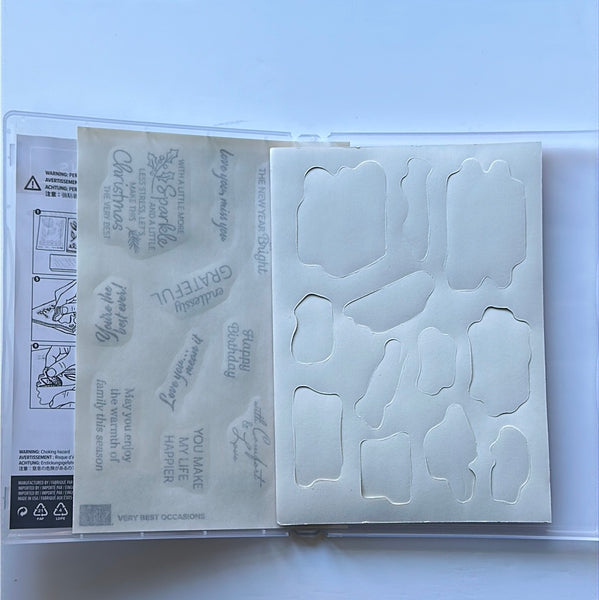 Very Best Occasions | BRAND NEW, NEVER USED! | Retired Cling Mount Stamp Set | Stampin' Up!